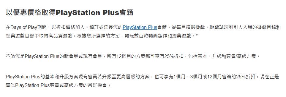 PlayStation Plus会员开启75折优惠！老用户也能参与