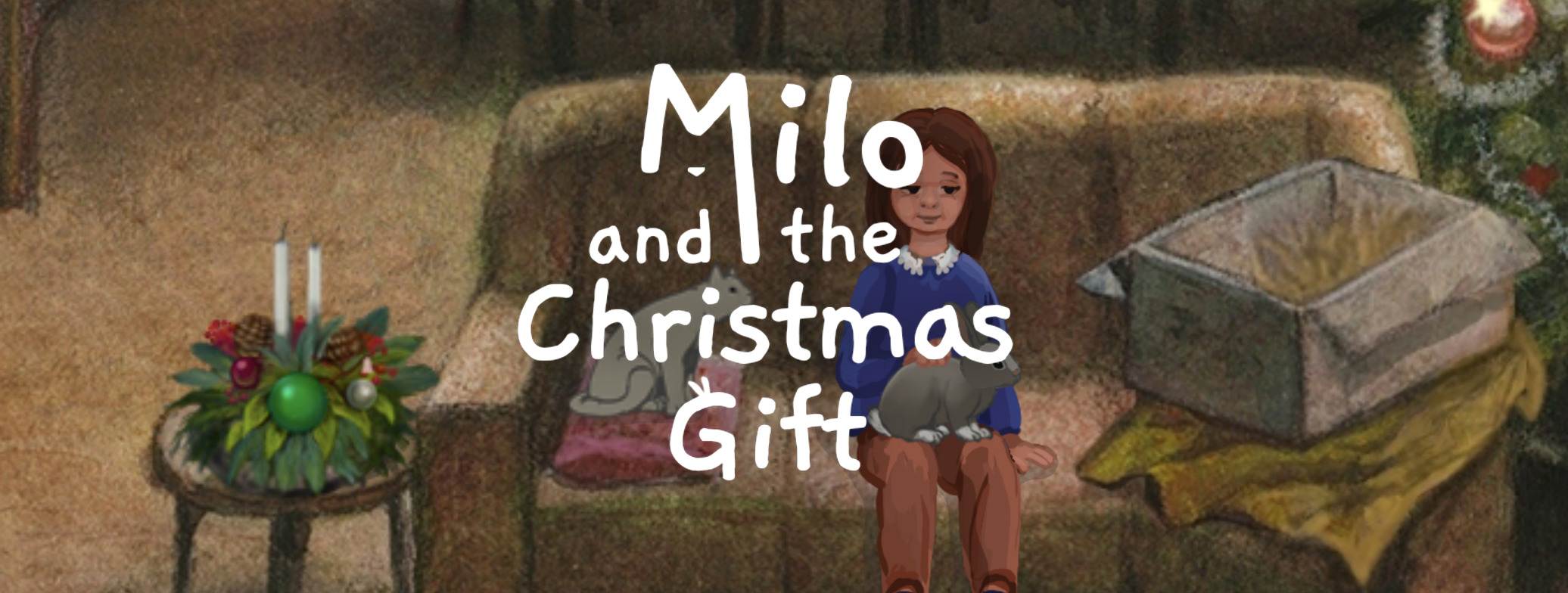 手绘风猫猫解谜游戏《麦洛和圣诞礼物》应景免费发布